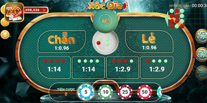 Vài nét cơ bản anh em cần nắm về xóc đĩa